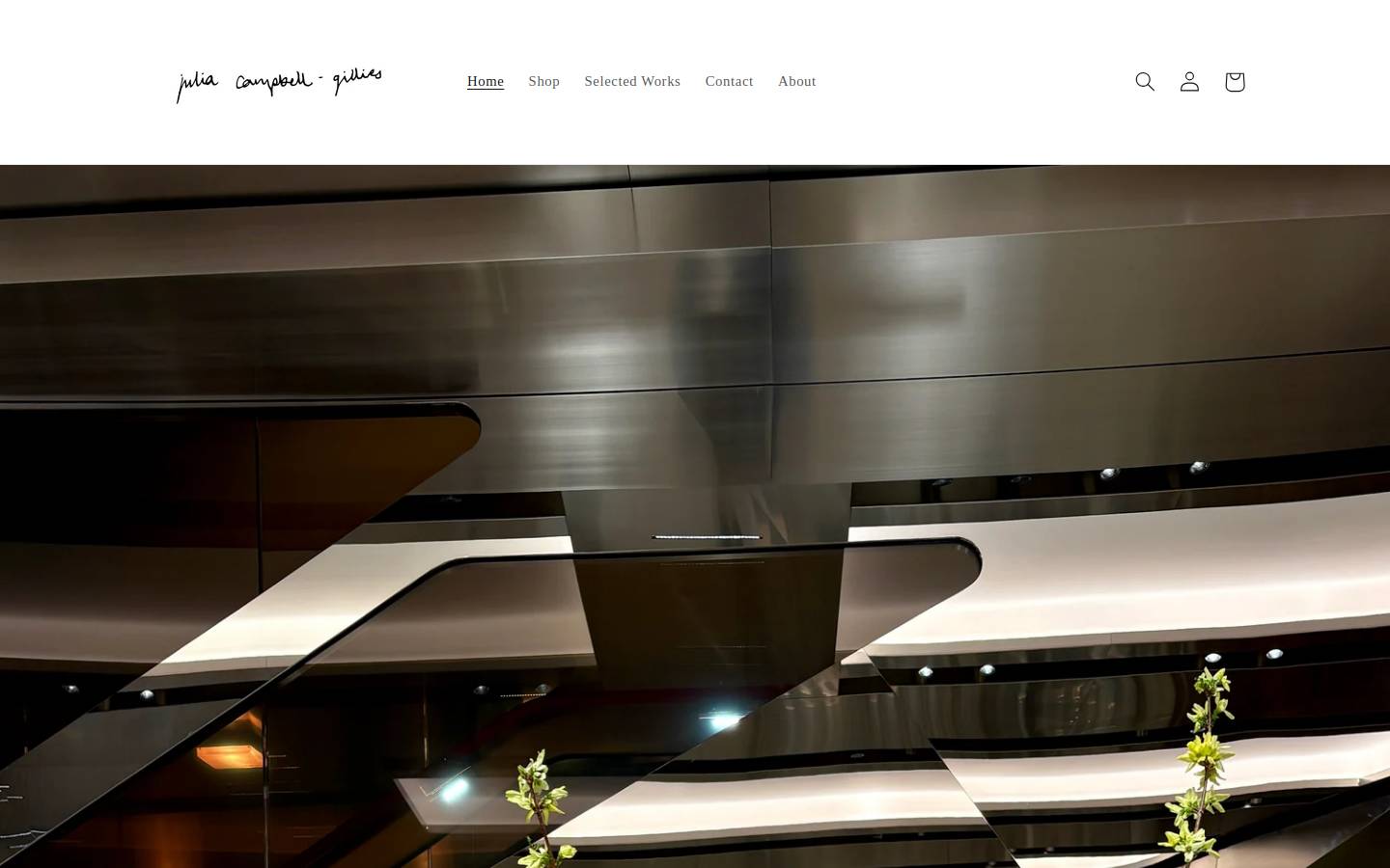juliacampbellgillies.com homepage screenshot