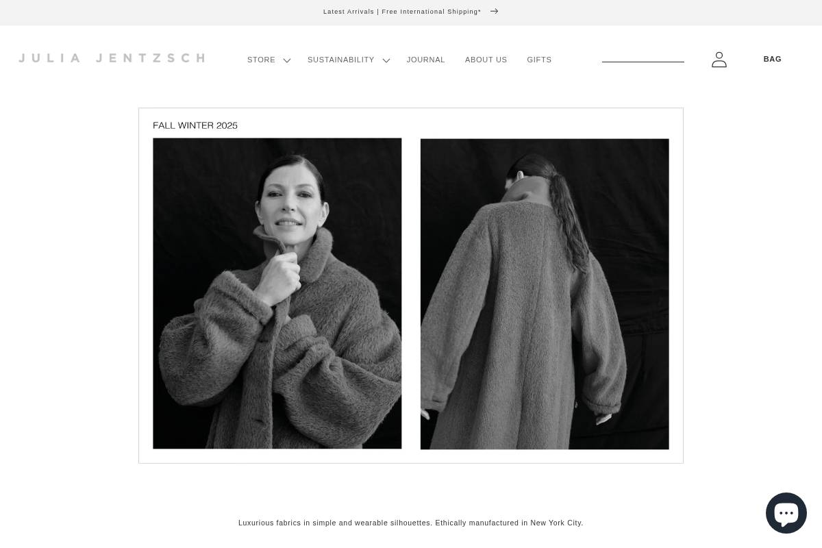 juliajentzsch.com homepage screenshot