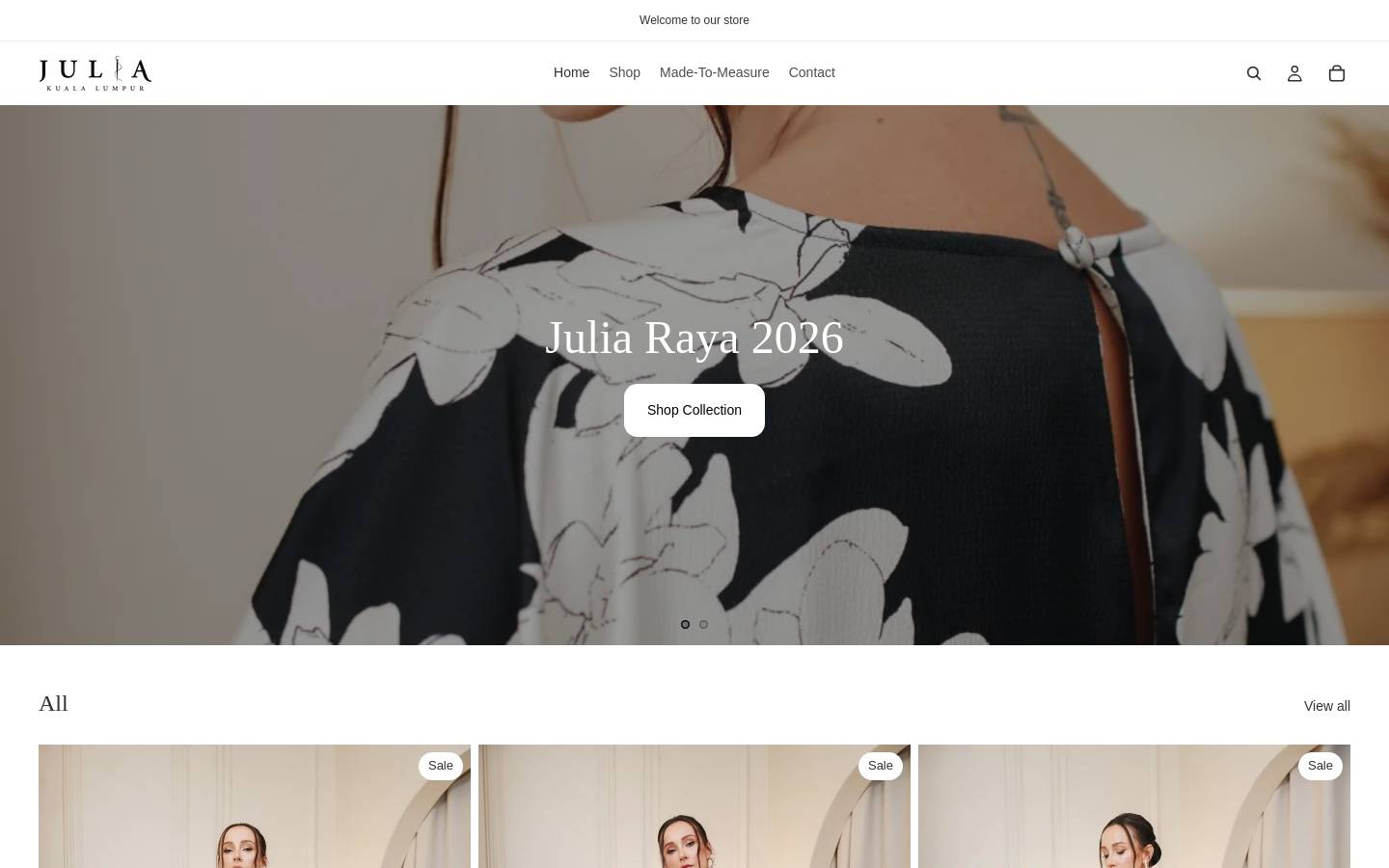 juliakl.com homepage screenshot