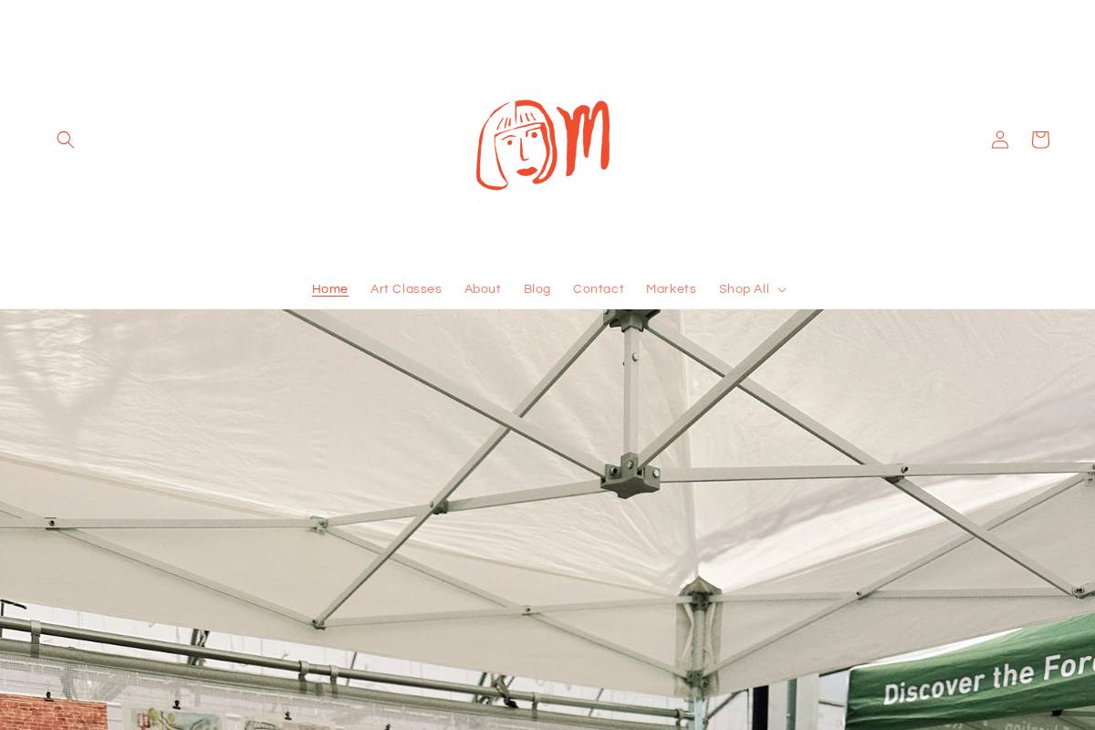 juliamillustrates.com homepage screenshot