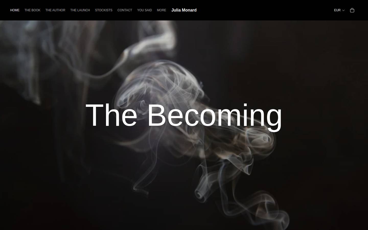 juliamonard.com homepage screenshot