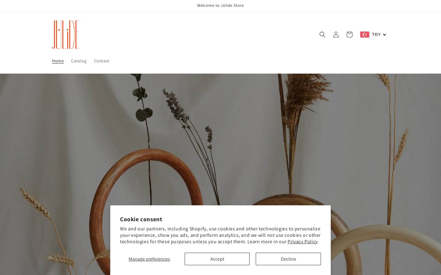 julide.co homepage screenshot