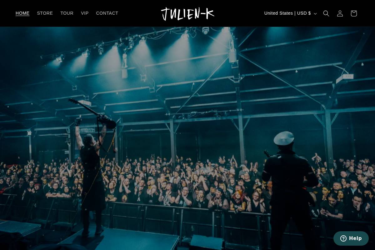 julienk.com homepage screenshot