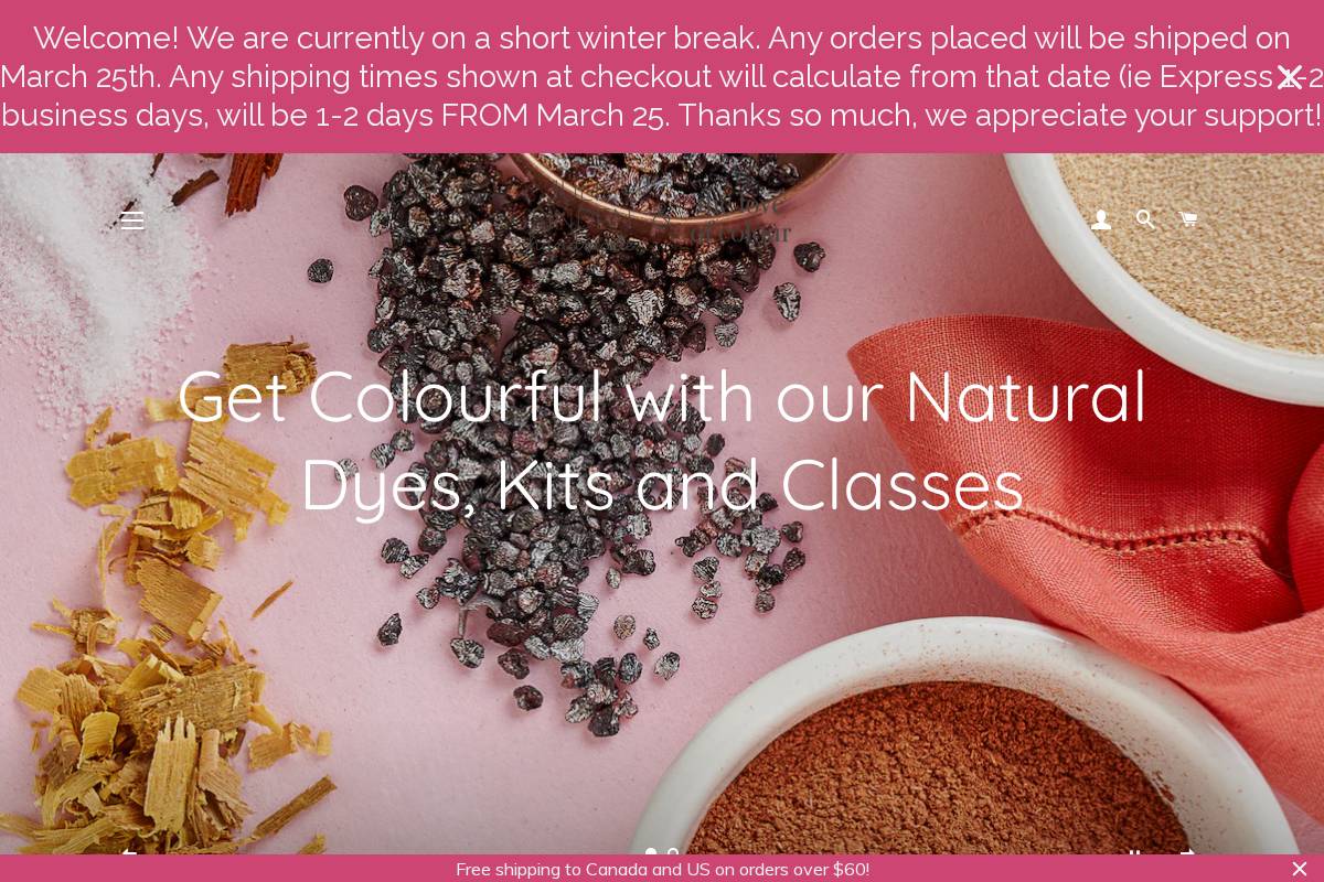 Julie Sinden Handmade & The Love of Colour homepage screenshot