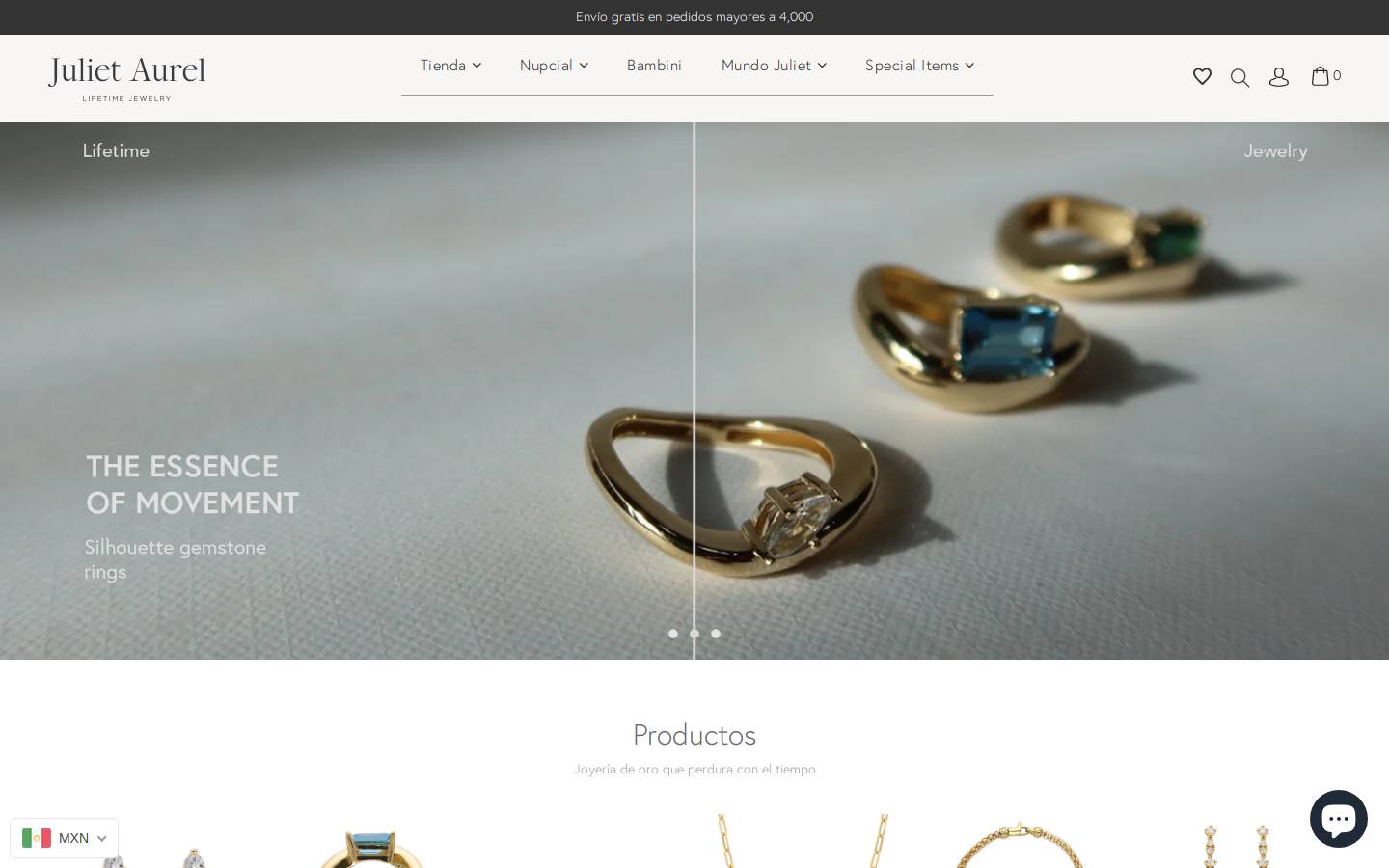 julietaurel.com homepage screenshot