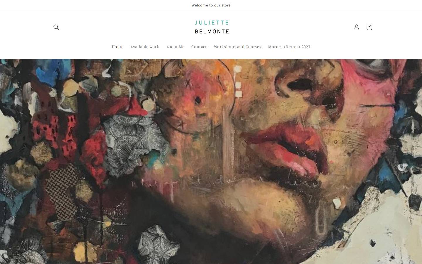 juliettebelmonte.com homepage screenshot