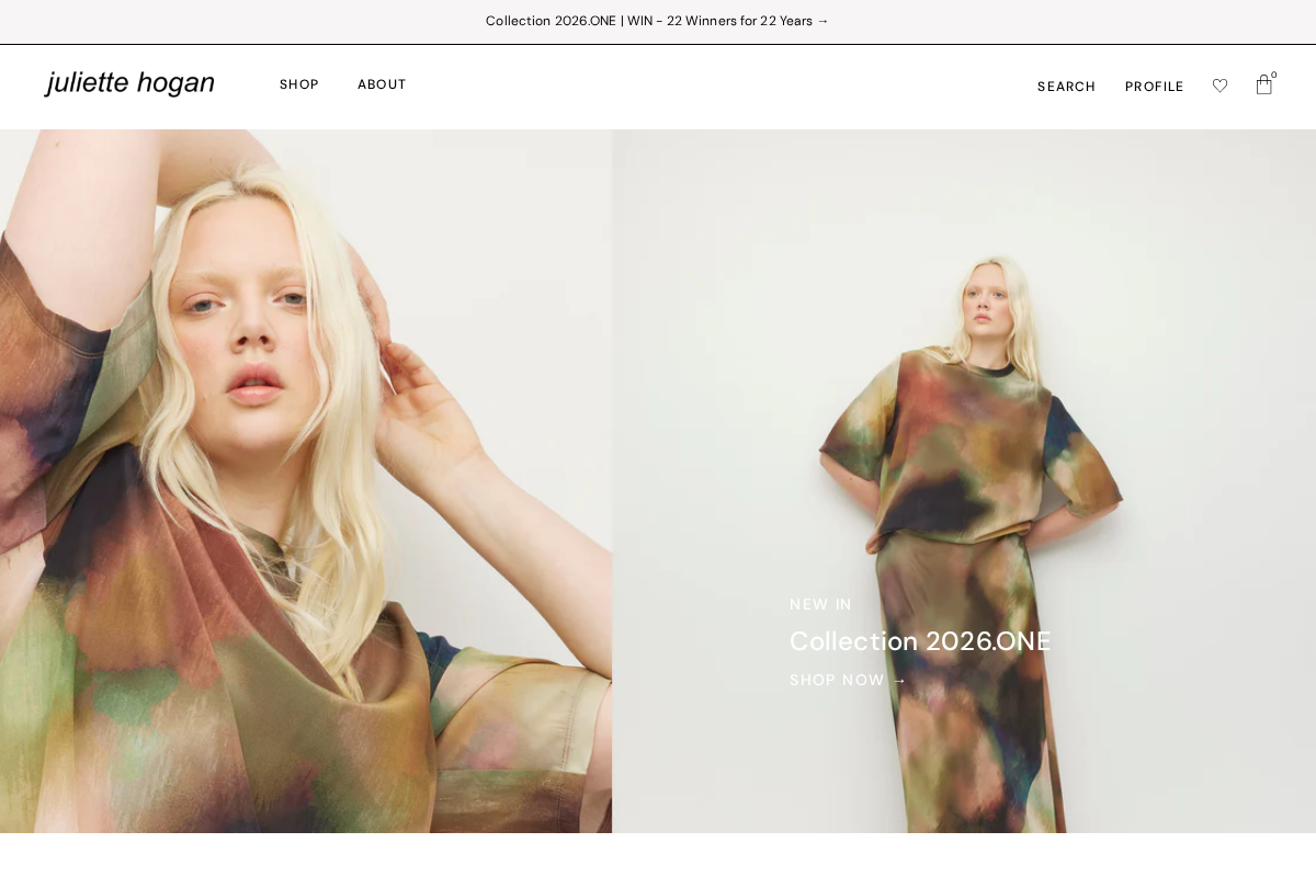 juliettehogan.com homepage screenshot