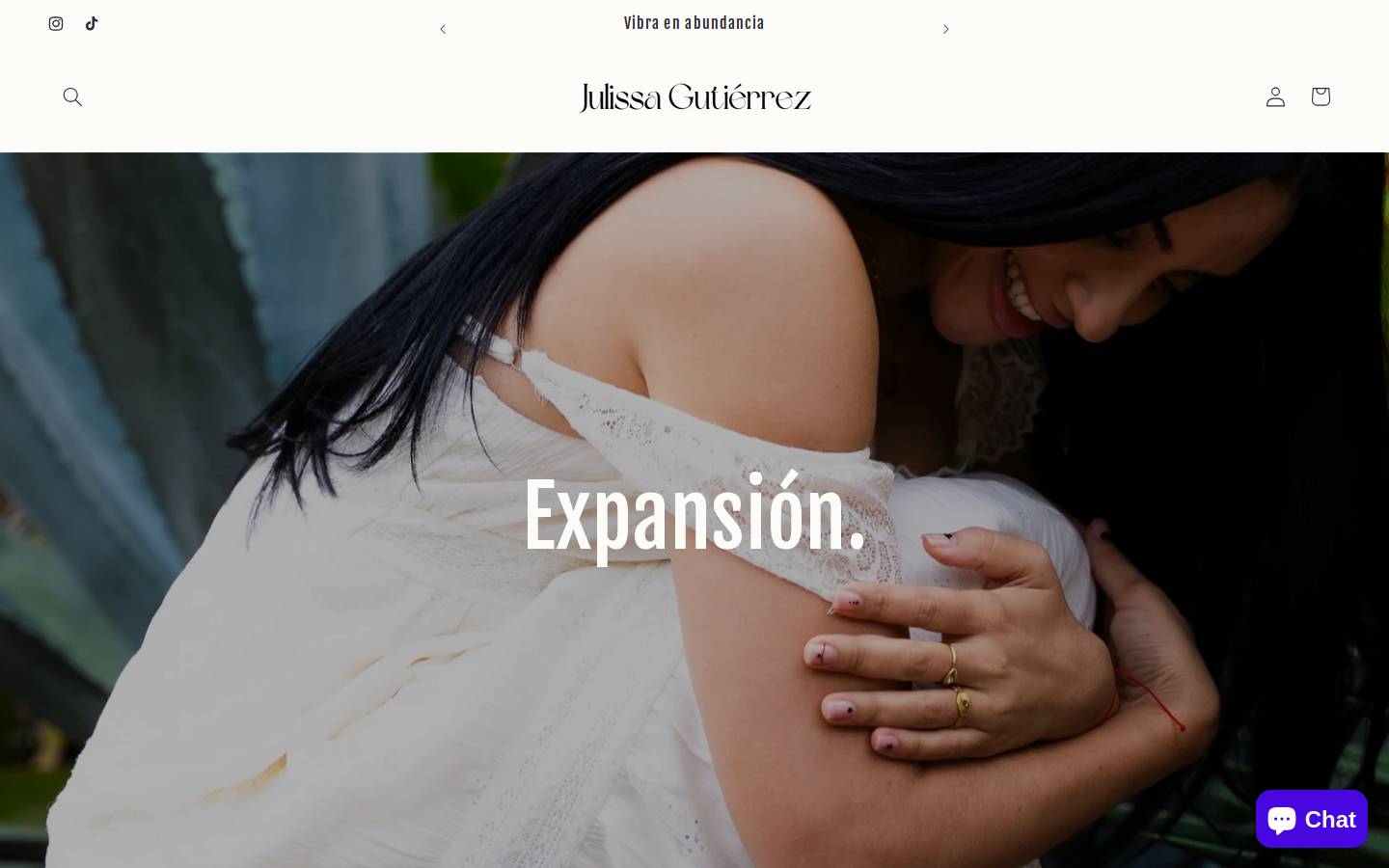 julissagutierrez.com homepage screenshot