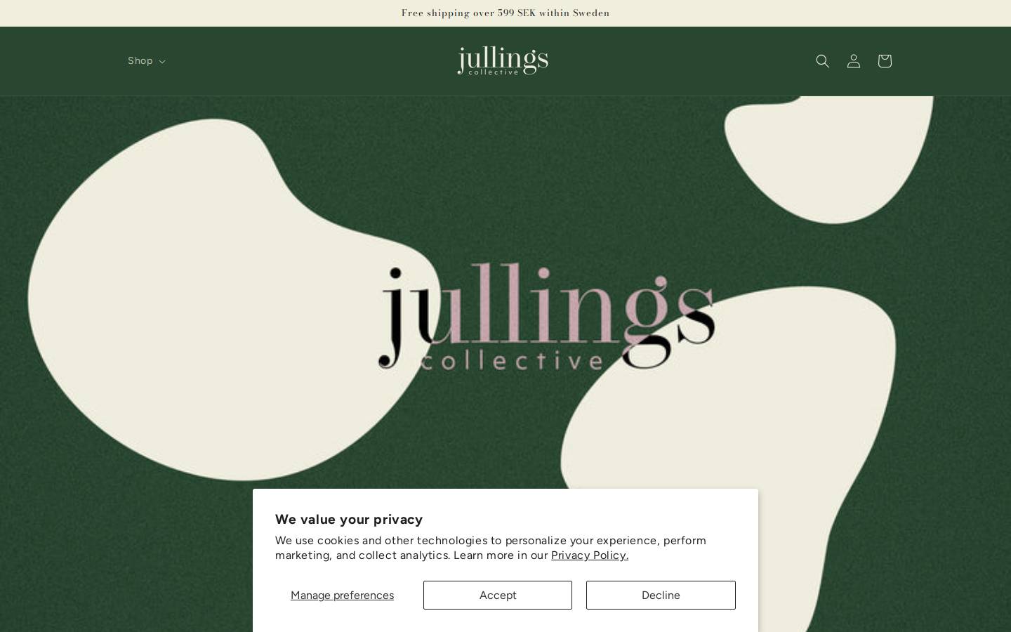 Jullings Collective homepage screenshot