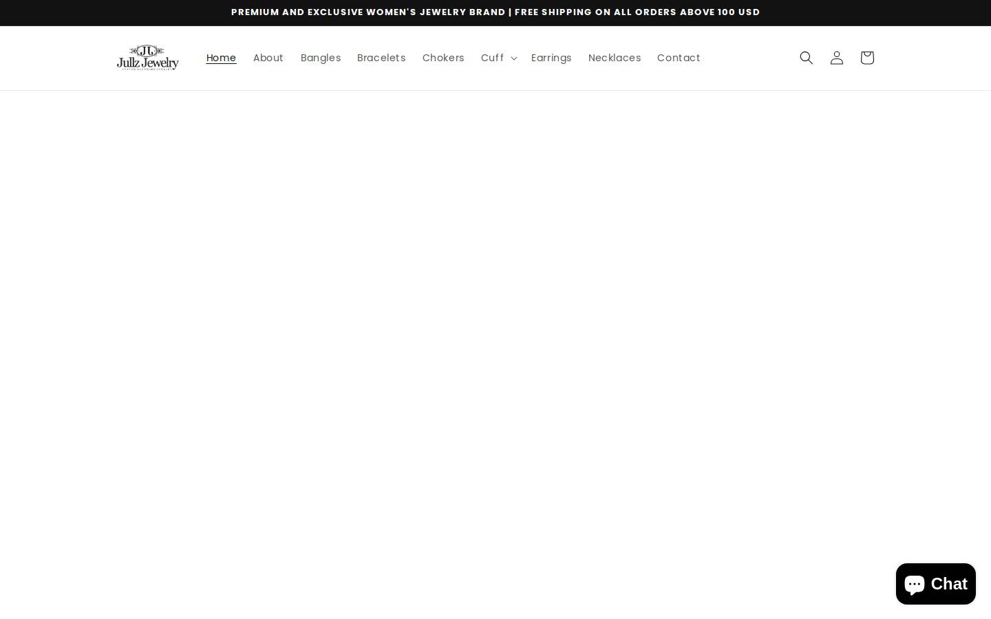 jullzjewelry.com homepage screenshot