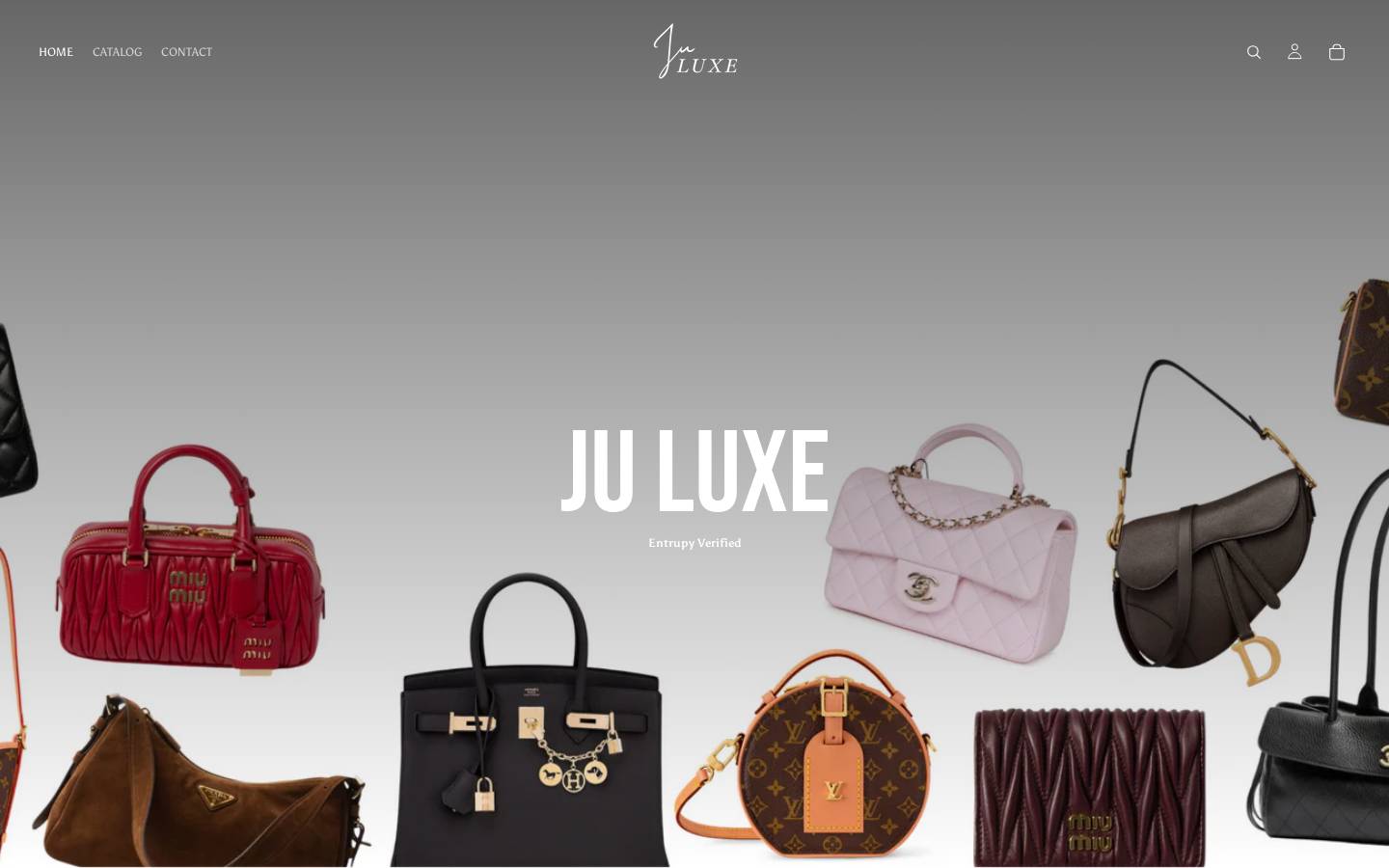 juluxeboutique.com homepage screenshot