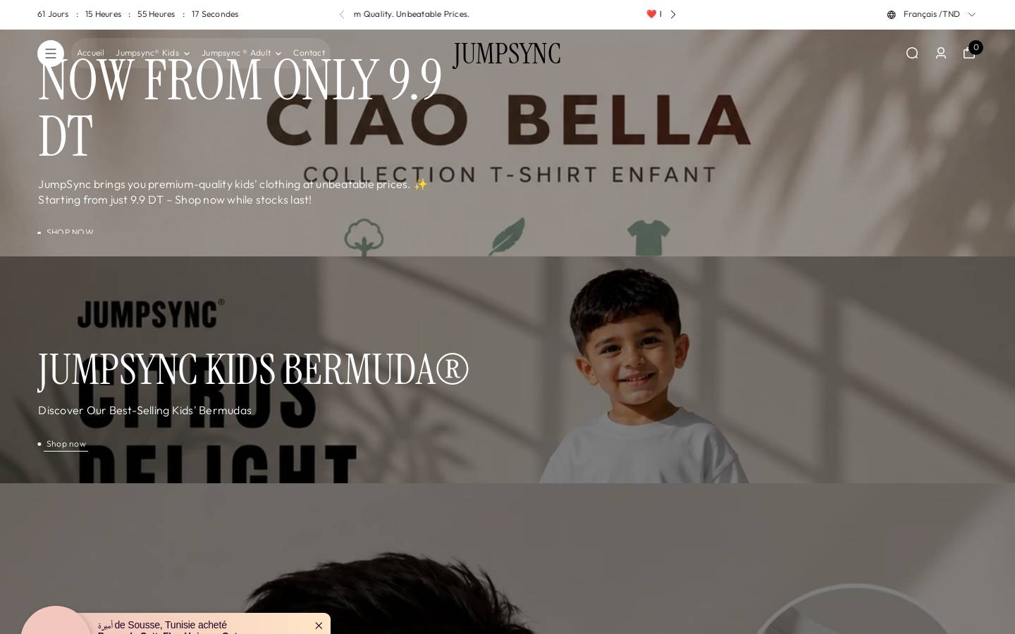 jumpsynctn.com homepage screenshot