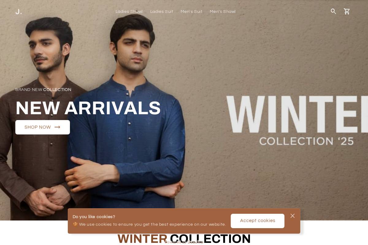 Junaidjamshd homepage screenshot