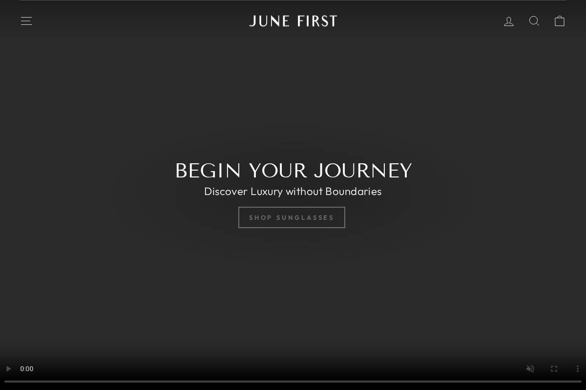 june-first.com homepage screenshot