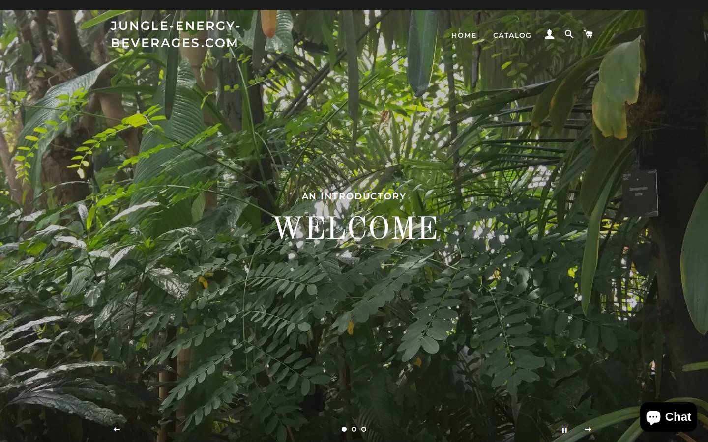 jungle-energy-juice.com homepage screenshot