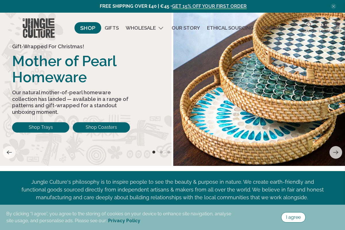 jungleculture.eco homepage screenshot