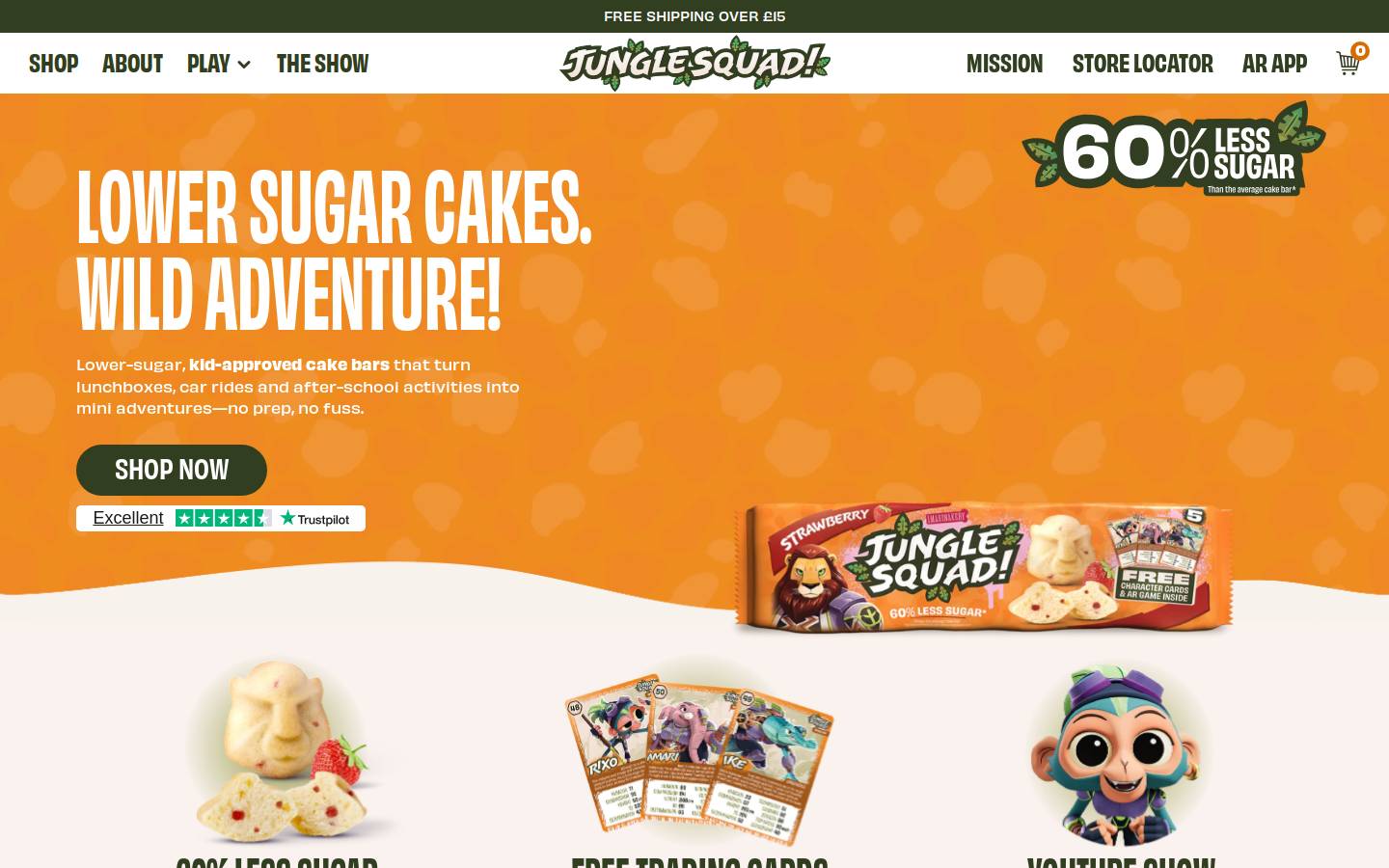  Jungle Squad homepage screenshot