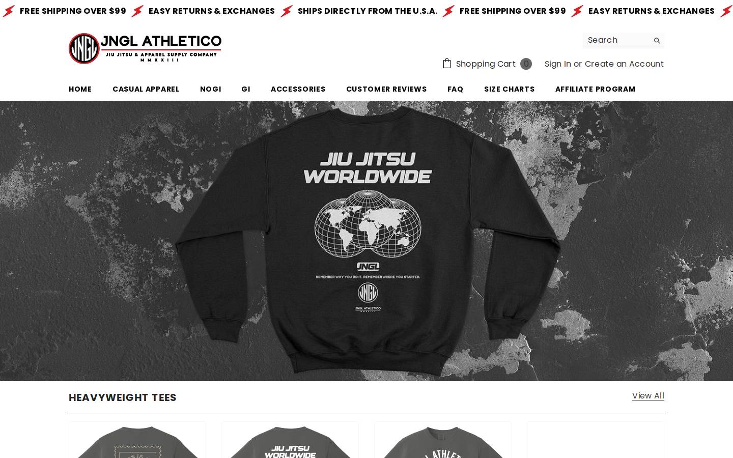 junglesupplycompany.com homepage screenshot