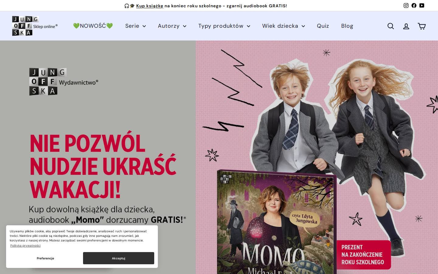 jungoffska.pl homepage screenshot