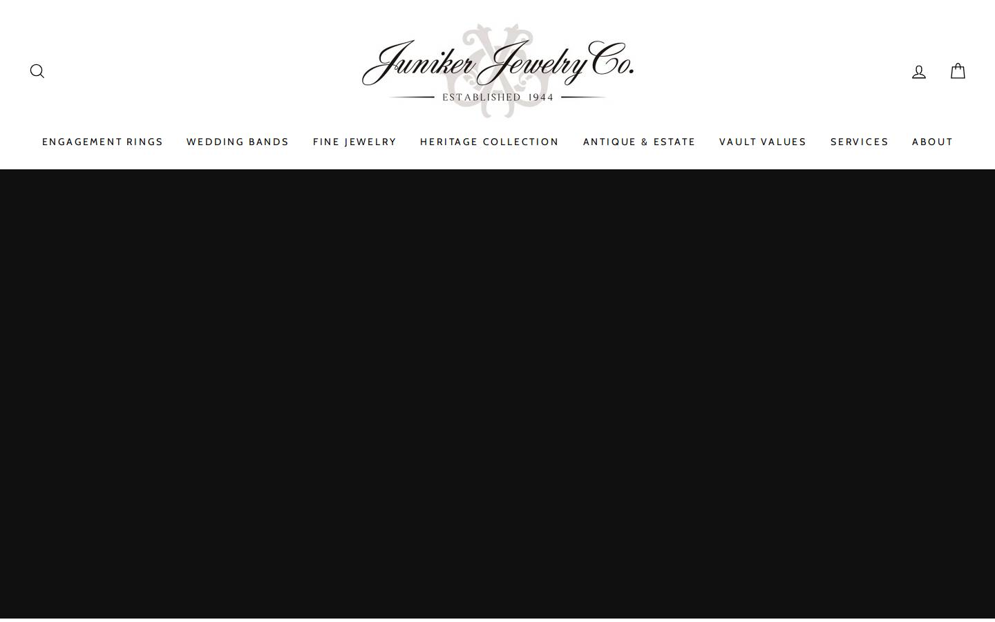junikerjewelry.com homepage screenshot
