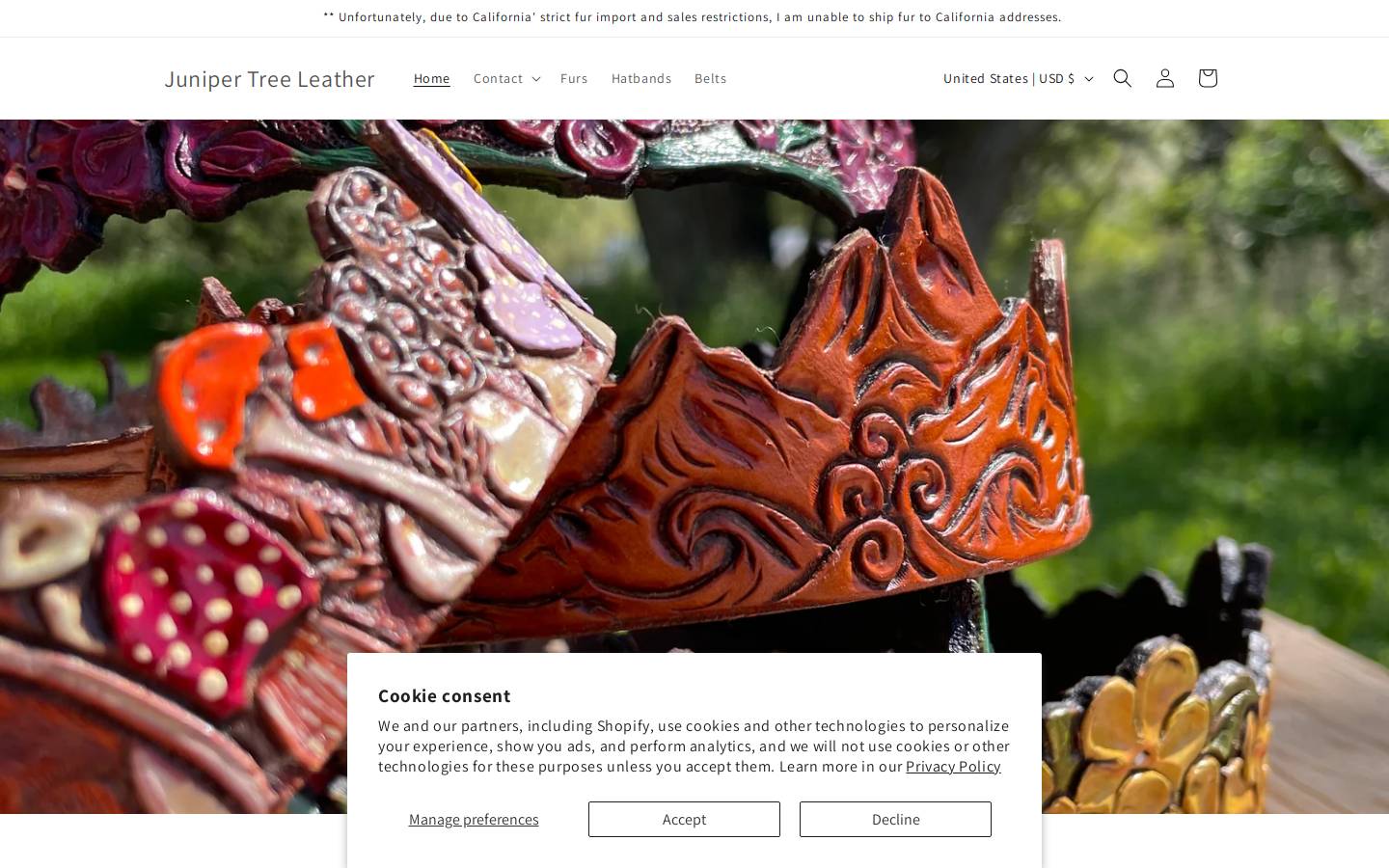 juniper-tree.com homepage screenshot