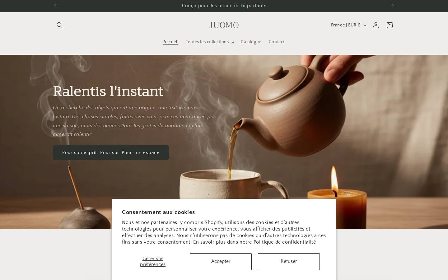 juomo.com homepage screenshot