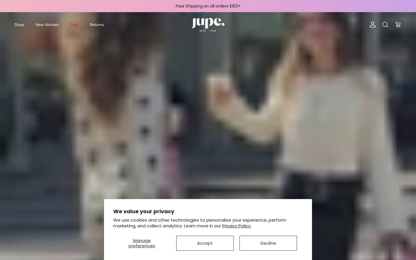jupenyc.com homepage screenshot