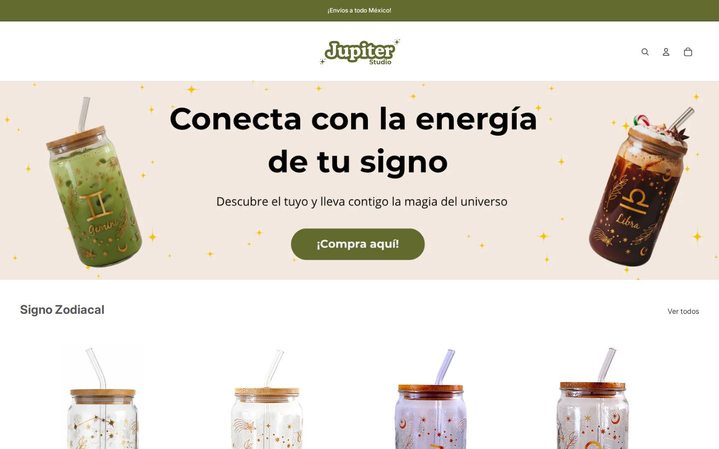 jupiterstudio.com.mx homepage screenshot