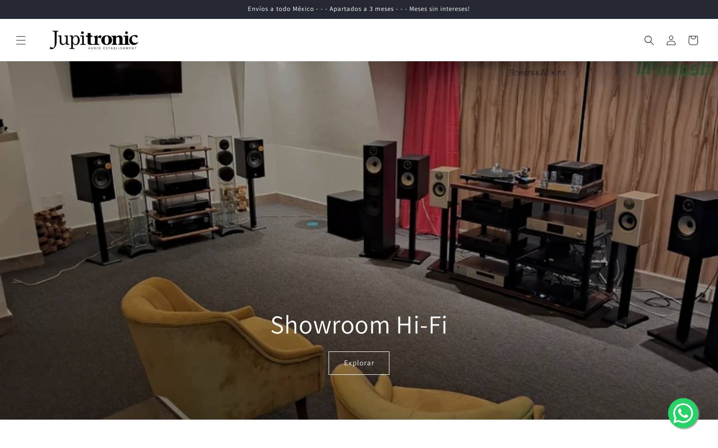 jupitronic.store homepage screenshot