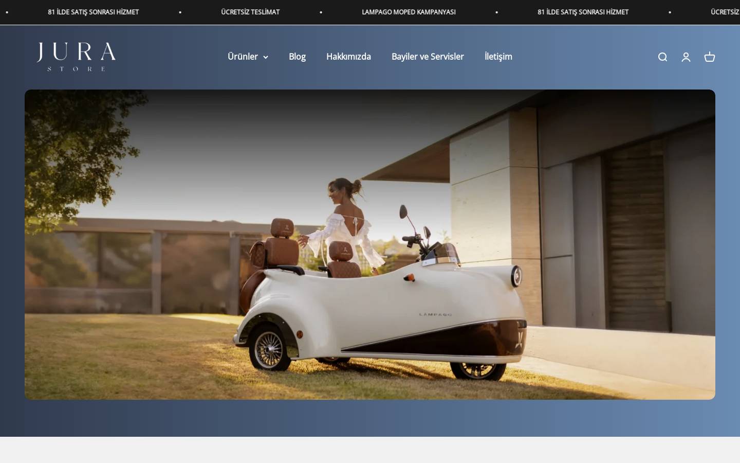 jurastore.co homepage screenshot