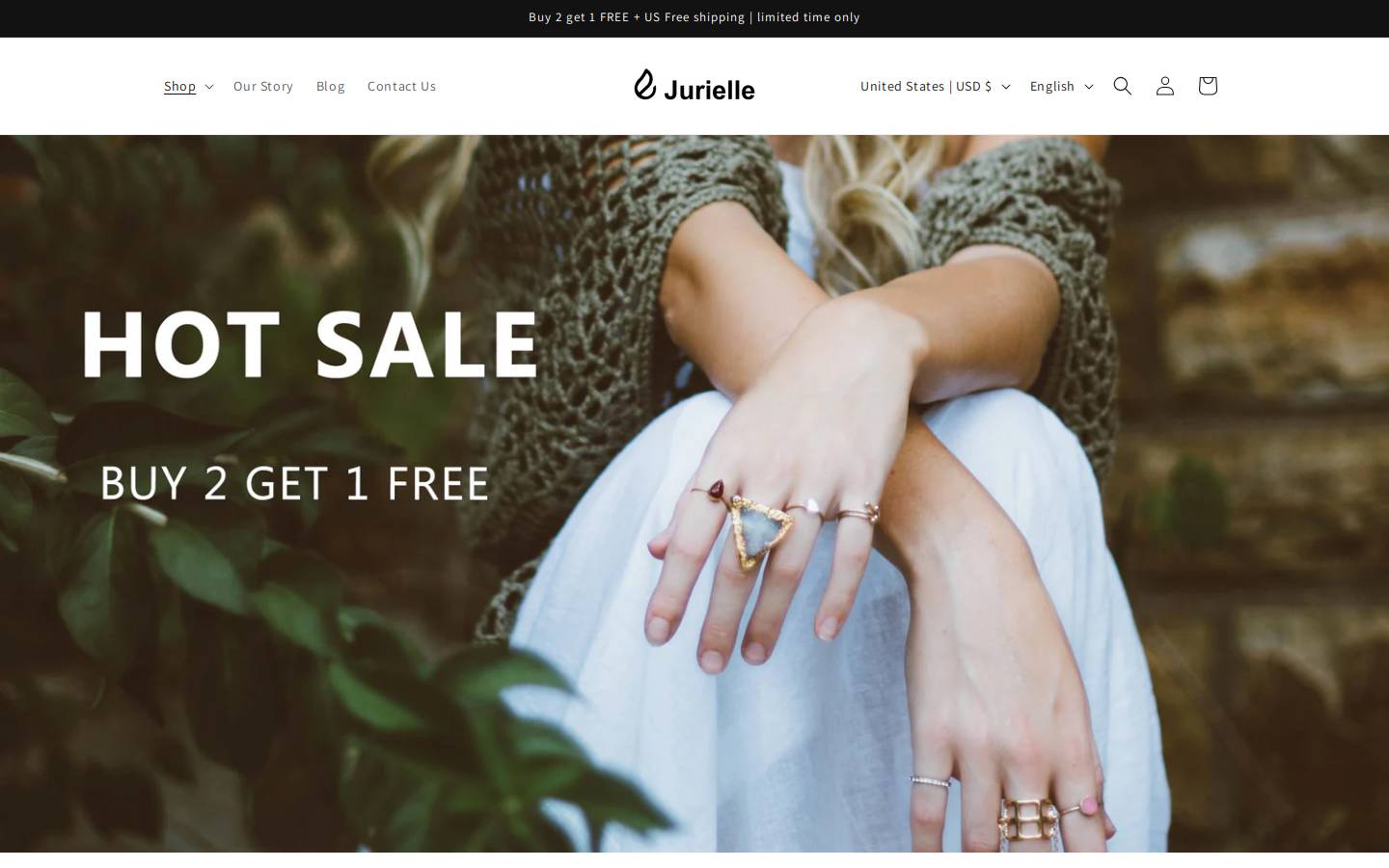 Juri Elle homepage screenshot