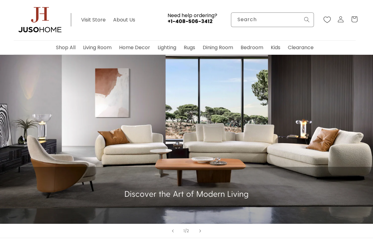 Juso Home homepage screenshot