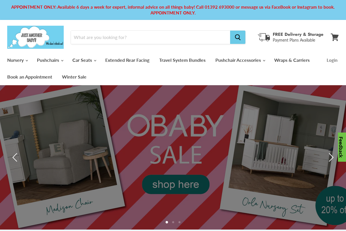 Just Another Baby? homepage screenshot