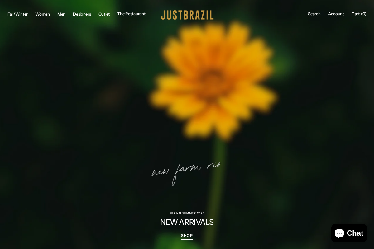 JUSTBRAZIL homepage screenshot