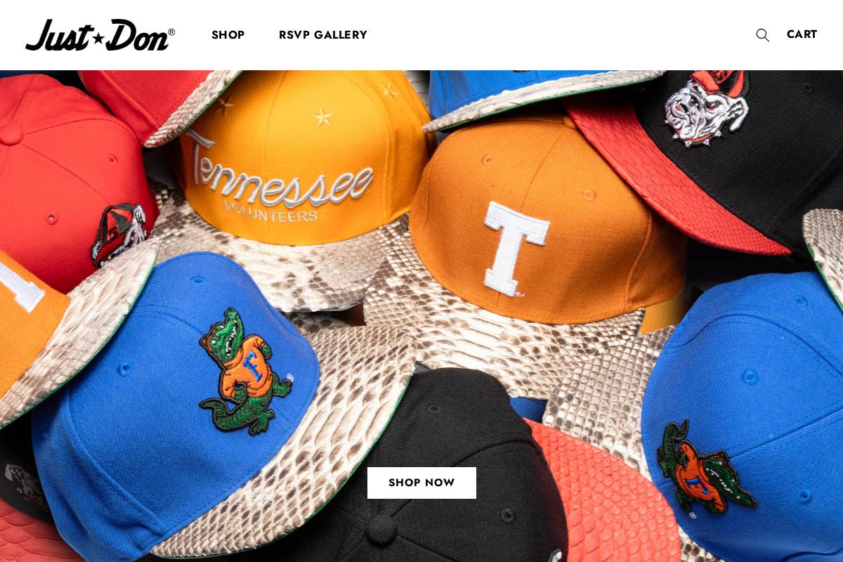 justdon.com homepage screenshot