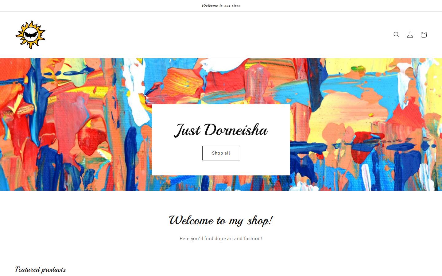 justdorneisha.com homepage screenshot