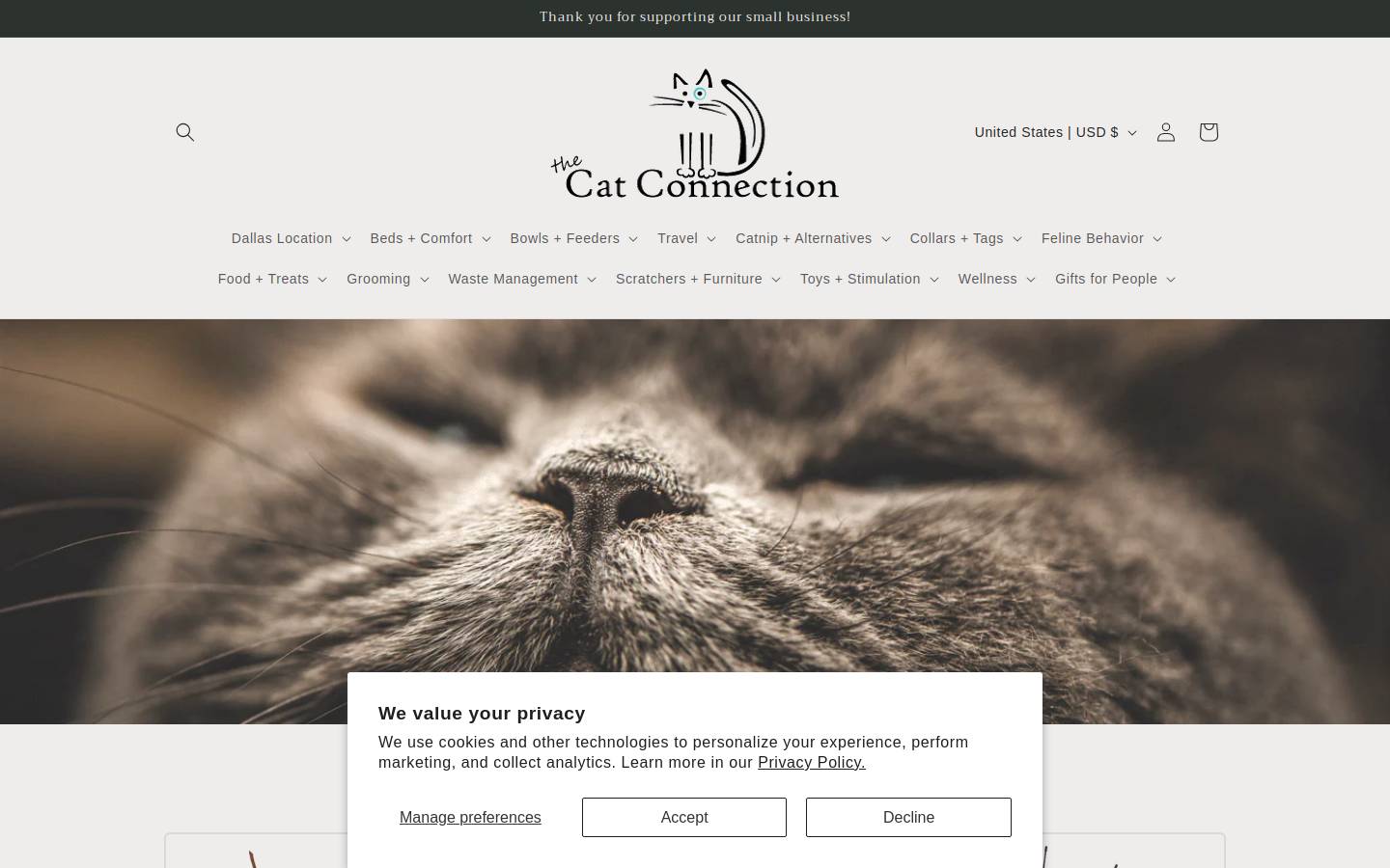 justformeow.com homepage screenshot