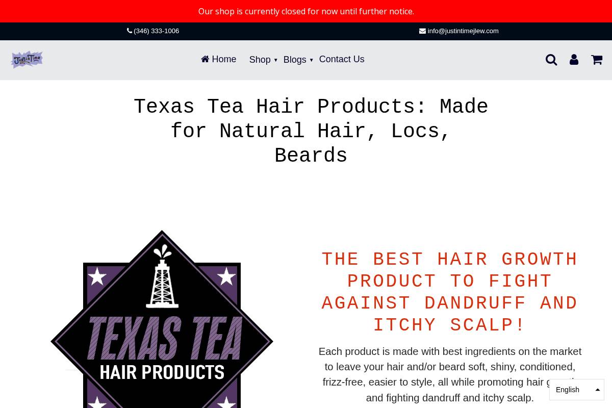 justintimejlew.com homepage screenshot