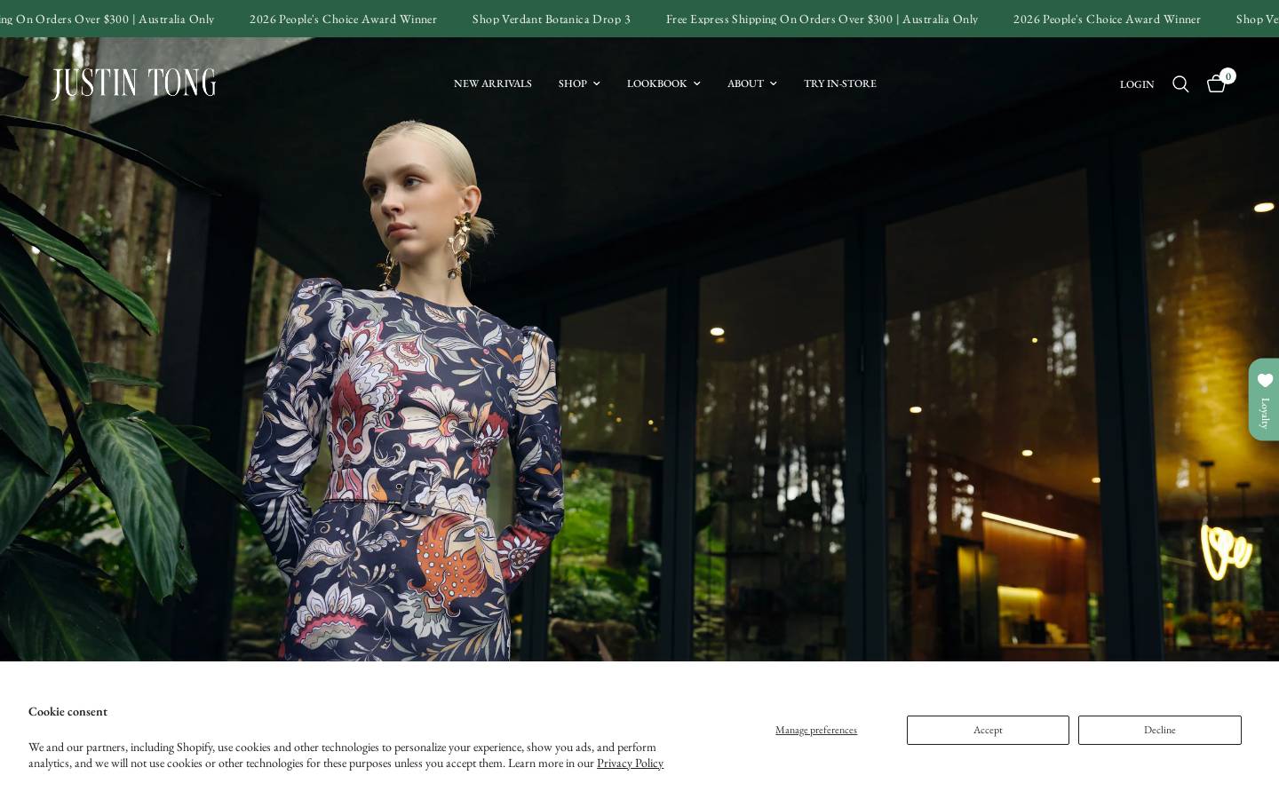 justintong.com.au homepage screenshot