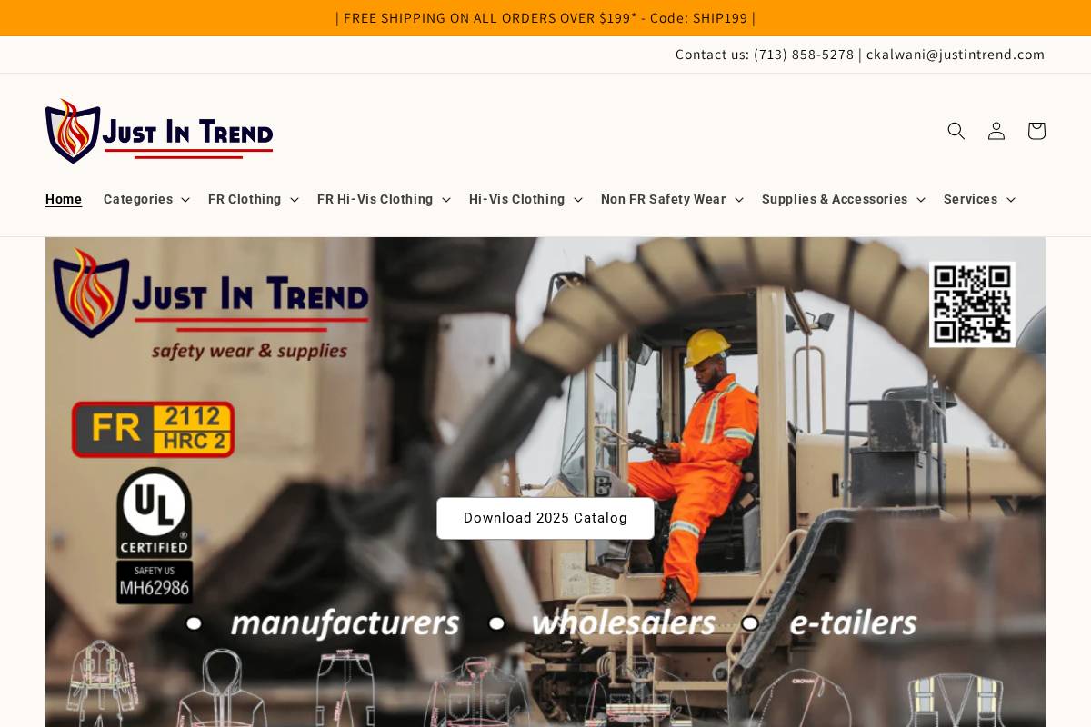 justintrend.com homepage screenshot
