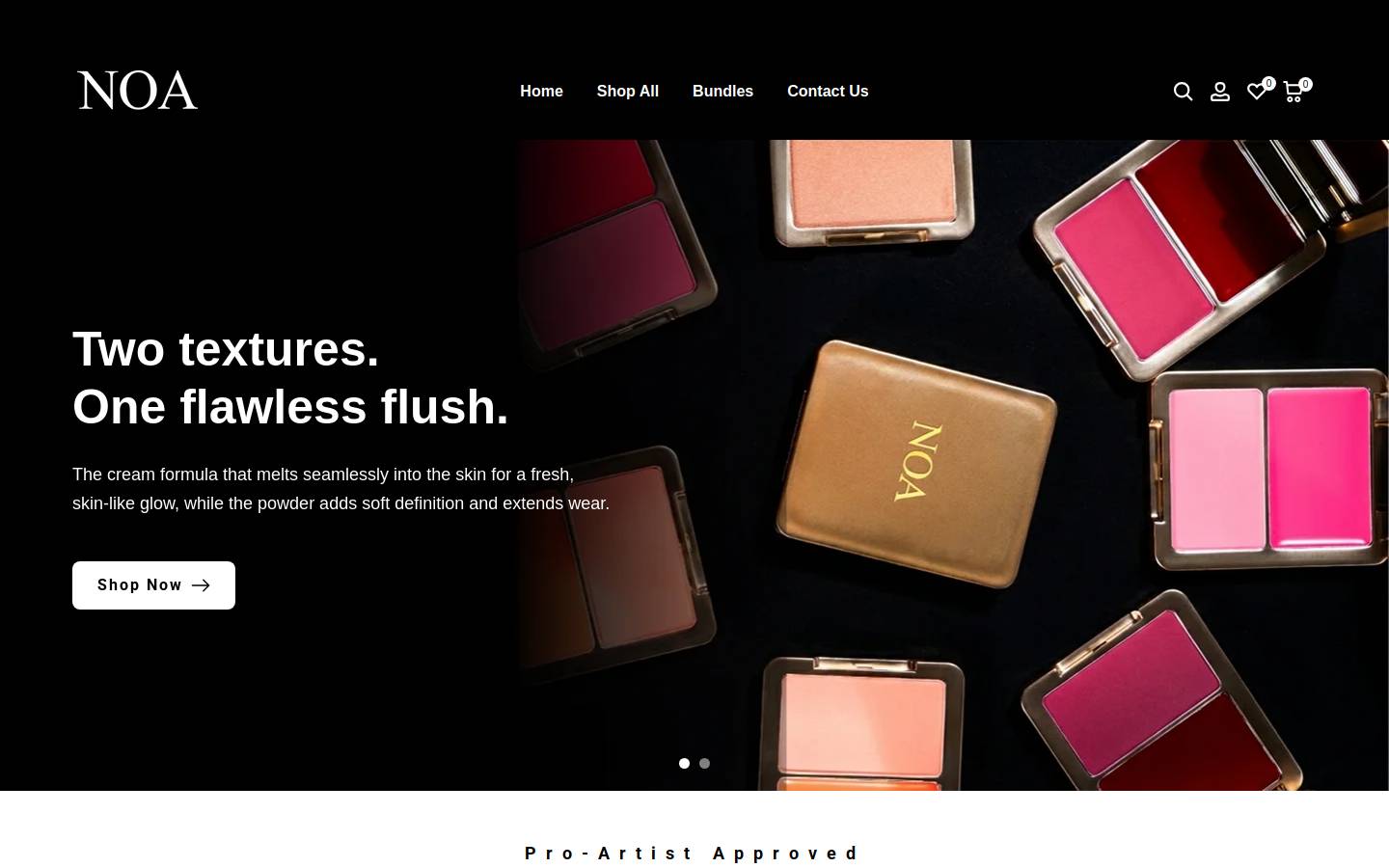 justnoa.com homepage screenshot