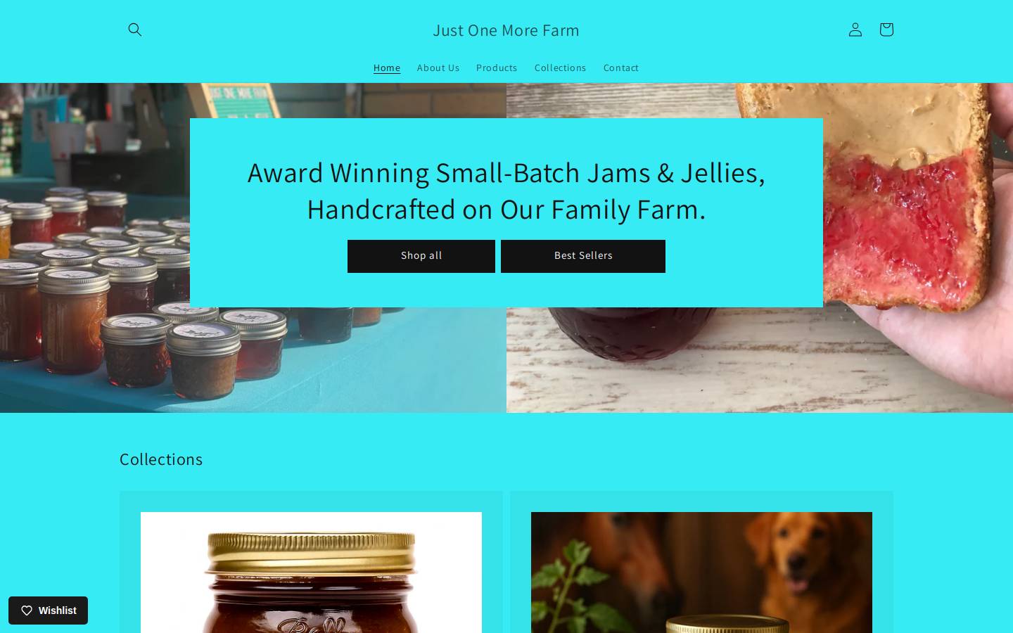 justonemorefarmharold.com homepage screenshot