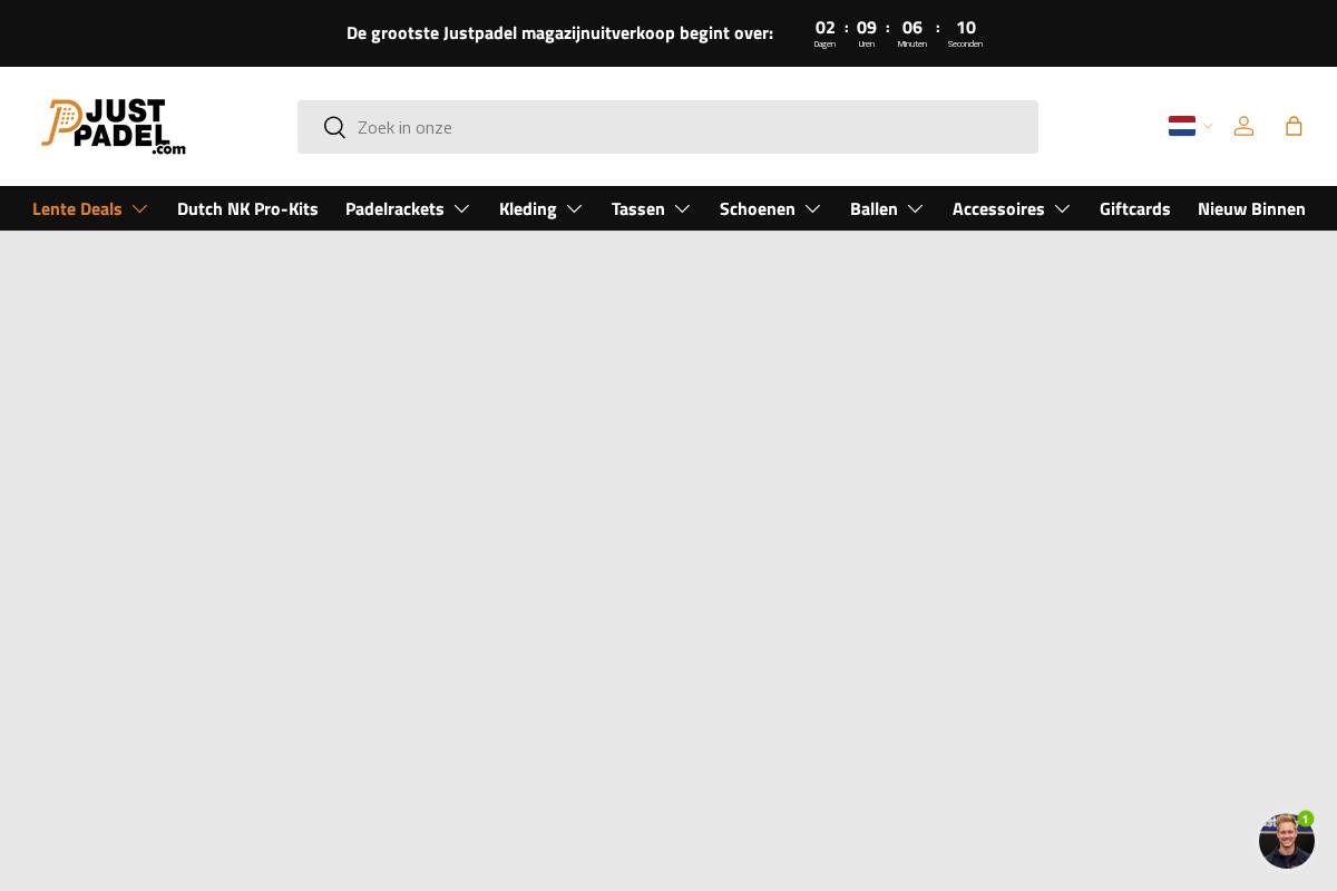 Justpadel homepage screenshot