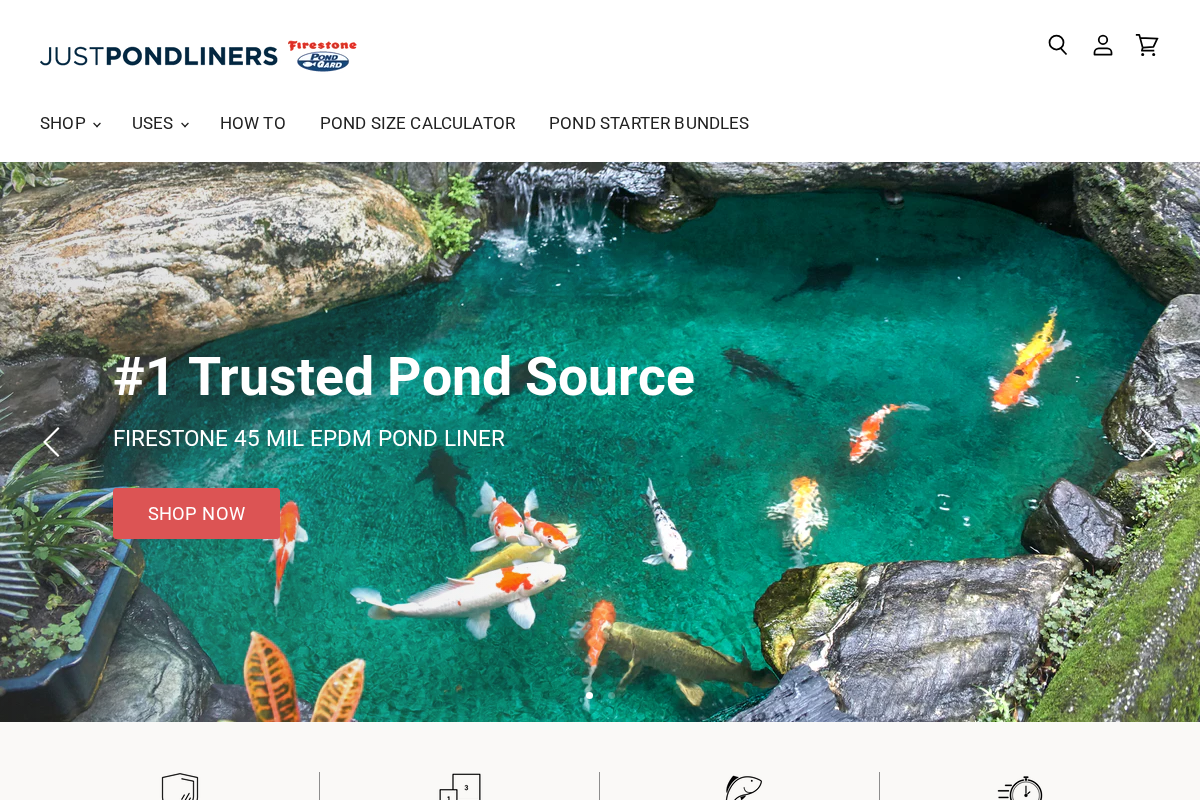 JustPondLiners.com homepage screenshot