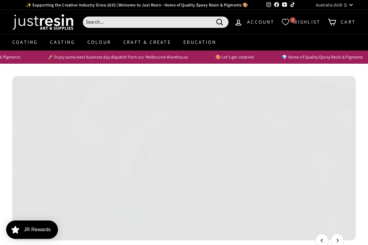 justresin.store homepage screenshot