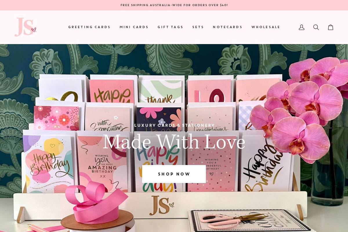 justsmitten.com homepage screenshot