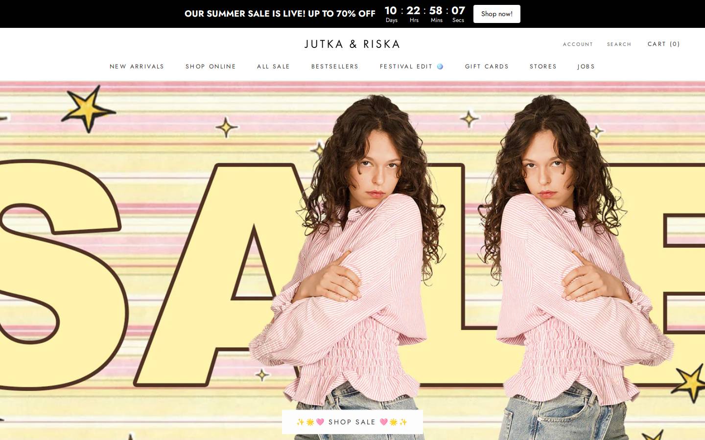 jutkaenriska.com homepage screenshot