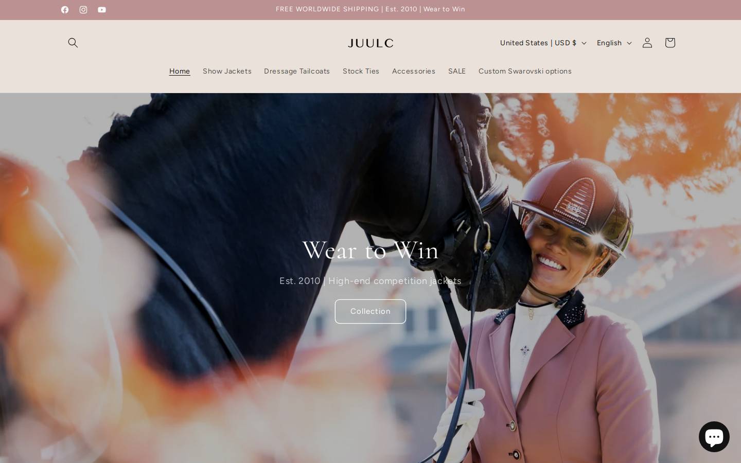 juulsjackets.nl homepage screenshot