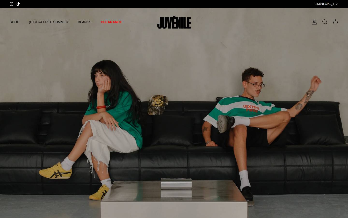 juvenileeg.com homepage screenshot