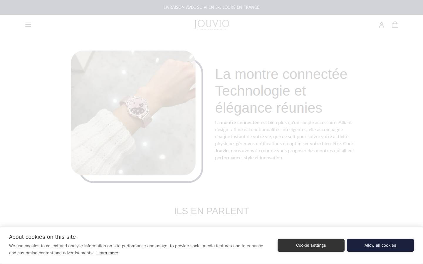 juvio-paris.com homepage screenshot